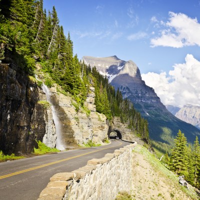 Going-to-the-Sun Road in Glacier National Park in Montana.