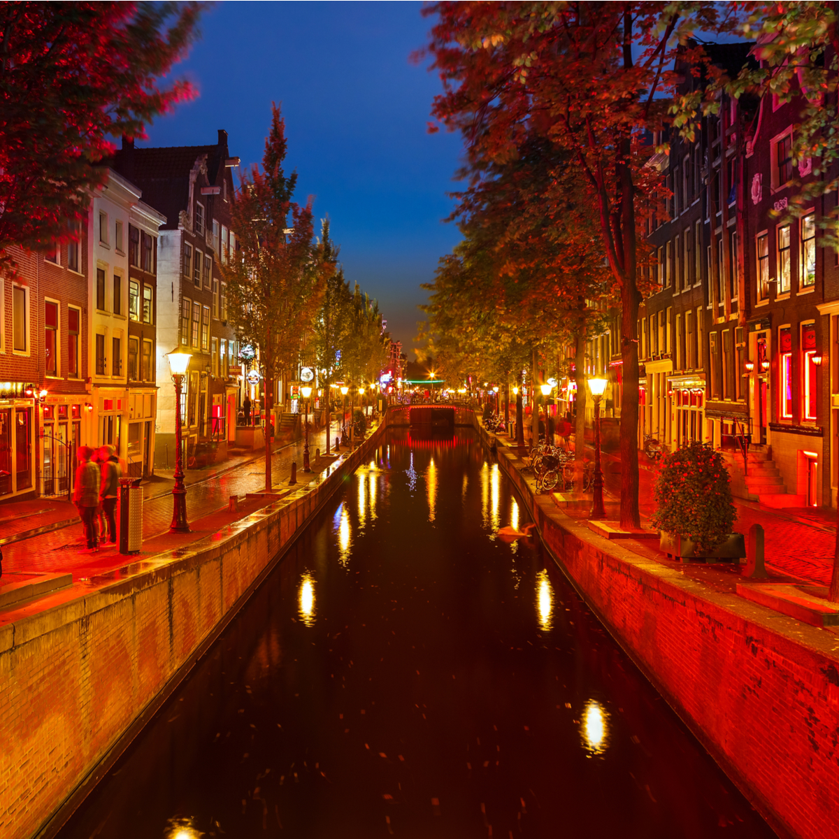 Red Light District in Amsterdam, Netherlands.