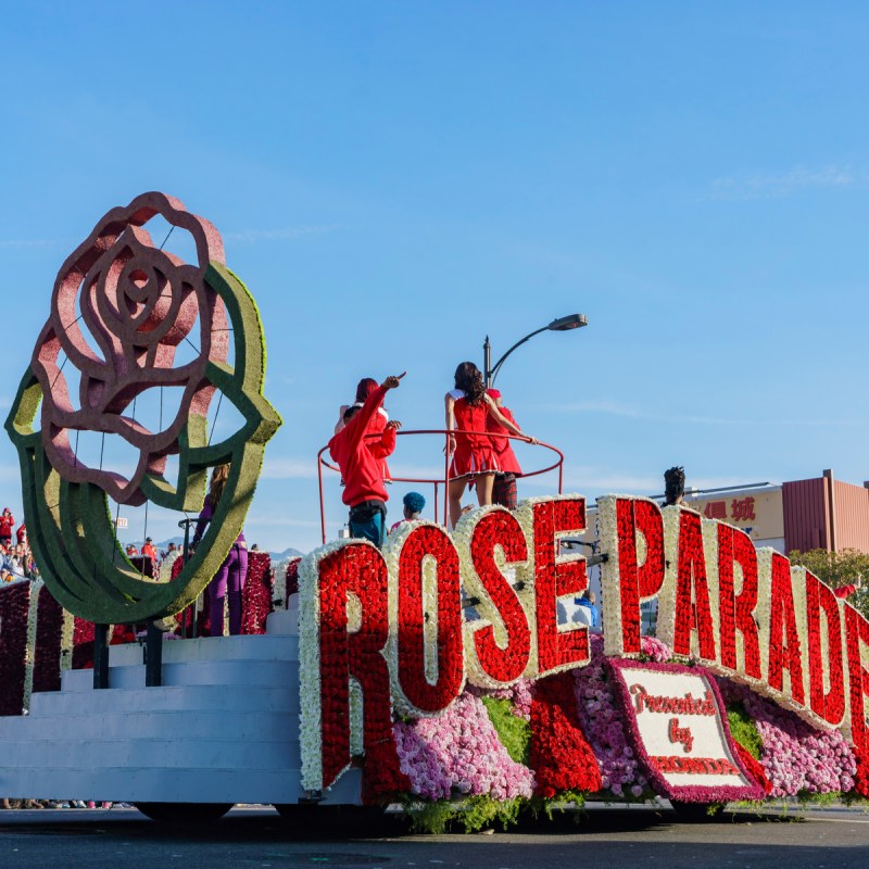 2020 Rose Parade, Pasadena, California.