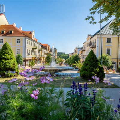 Spa center of Františkovy Lázně, Národní třída.