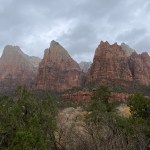 Zion National Park during winter.