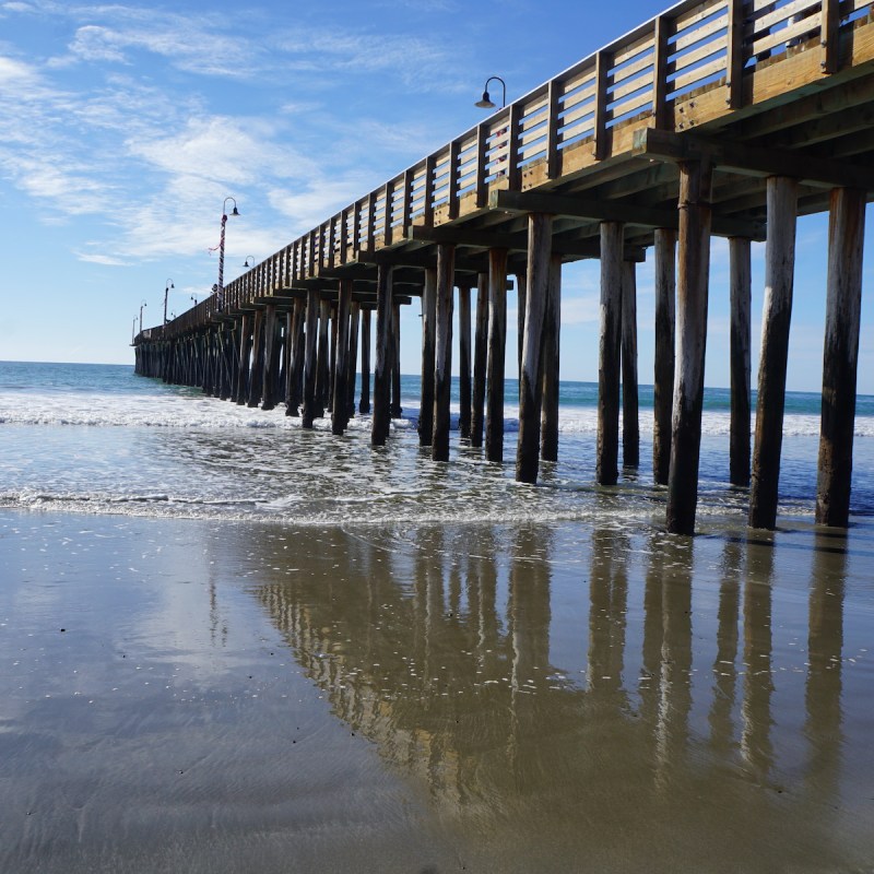 Cayucos Pier in Cuyacos, California.