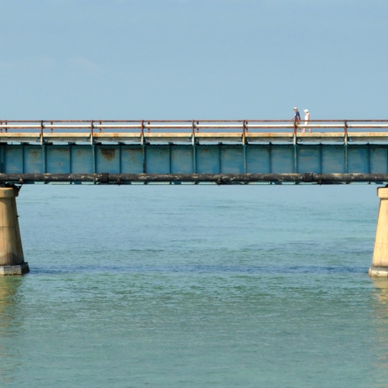 Old Seven Mile Bridge in the Florida Keys.