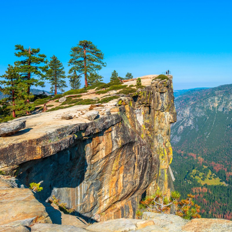 panorama at Taft Point in Yosemite National Park, California, United States.