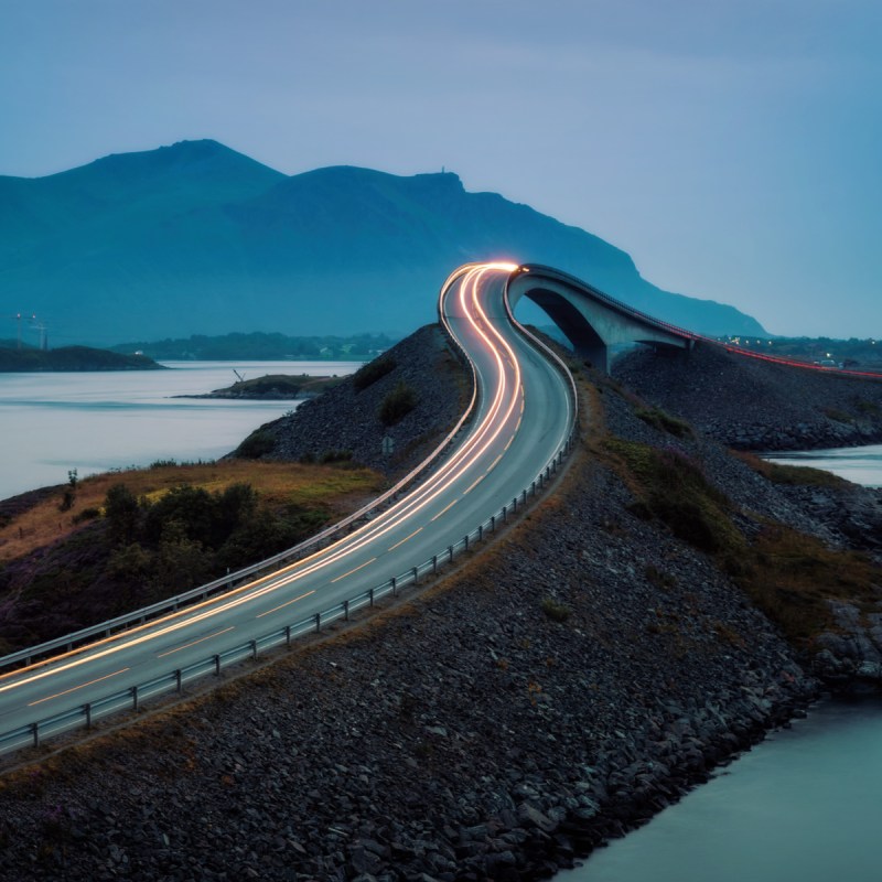 Atlantic Ocean Road Norway.