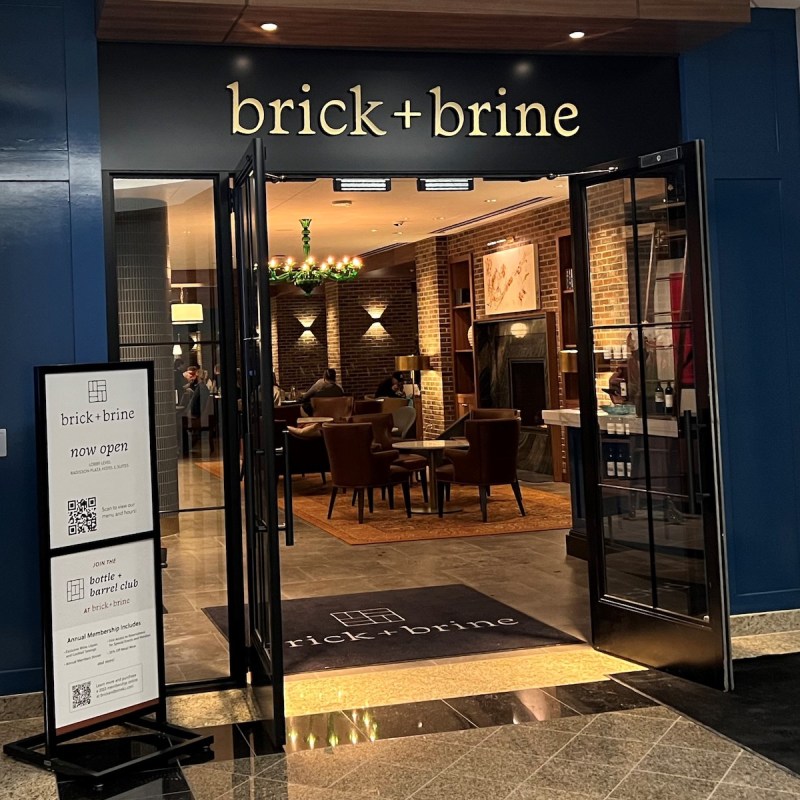 Entrance to Brick + Brine