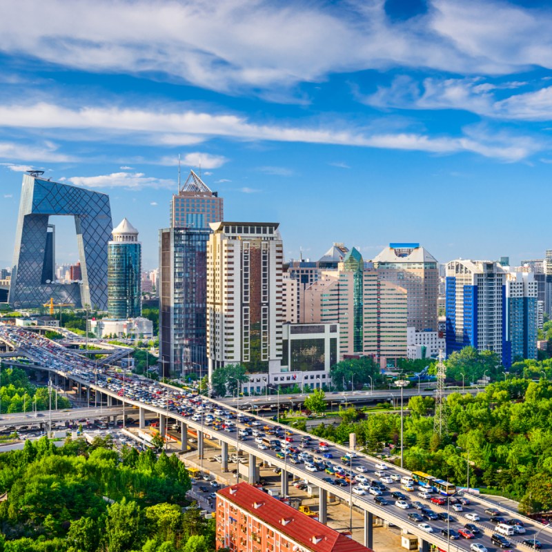 Beijing, China cityscape