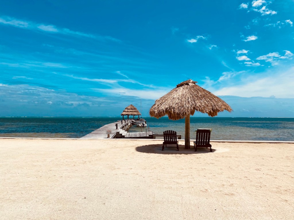 Tiki hut at Club Med, Punta Cana, Dominican Republic