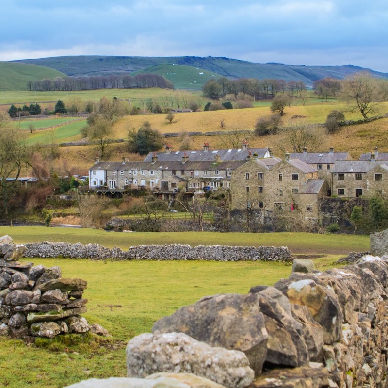 Walking near Grassington, Yorkshire.