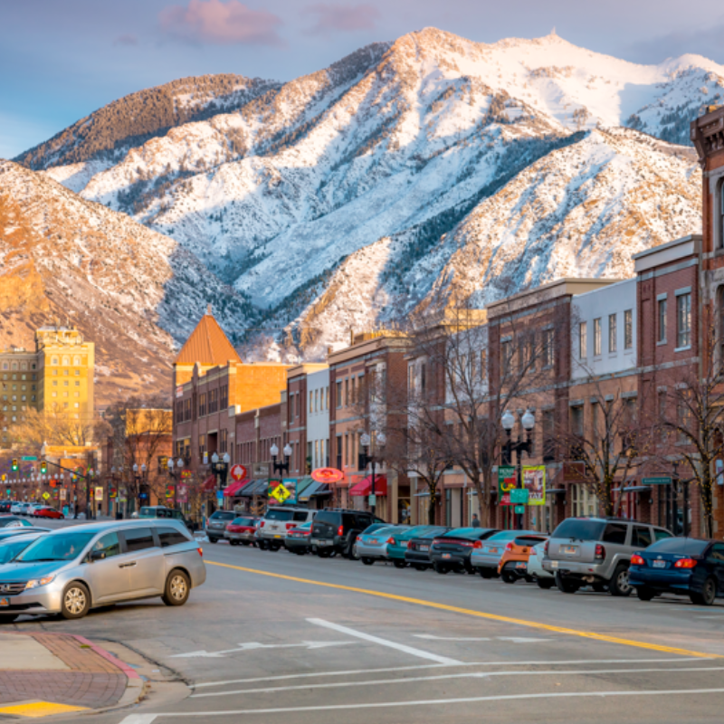 Historic 25th Street in Ogden, Utah