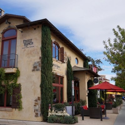 Priest Ranch tasting room in Yountville, California.