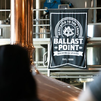 Inside the Ballast Point brewery distribution building located in Miramar San Diego.
