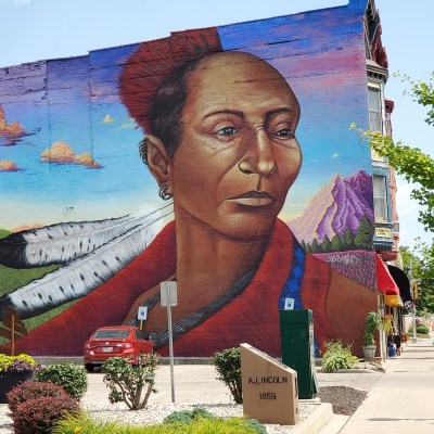 Janesville, Wisconsin Native American mural
