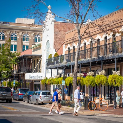 Downtown Pensacola, Florida.