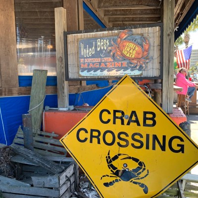 Folly Beach Crab Shack in Charleston, South Carolina.