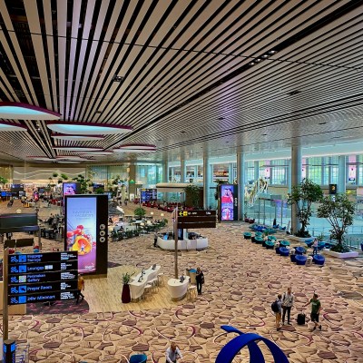 Singapore Changi Airport during COVID