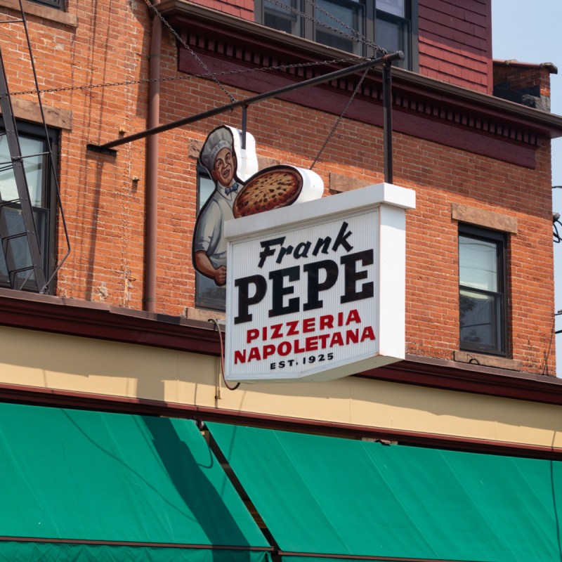 Frank Pepe's Pizzeria Napoletana in New Haven, Connecticut.
