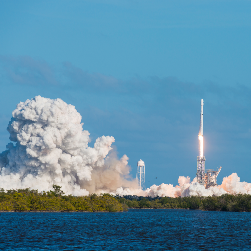 SpaceX Falcon Heavy Launch Kennedy Space Center.
