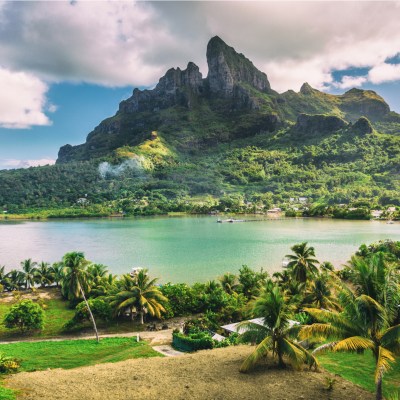 Bora Bora and Mount Otemanu