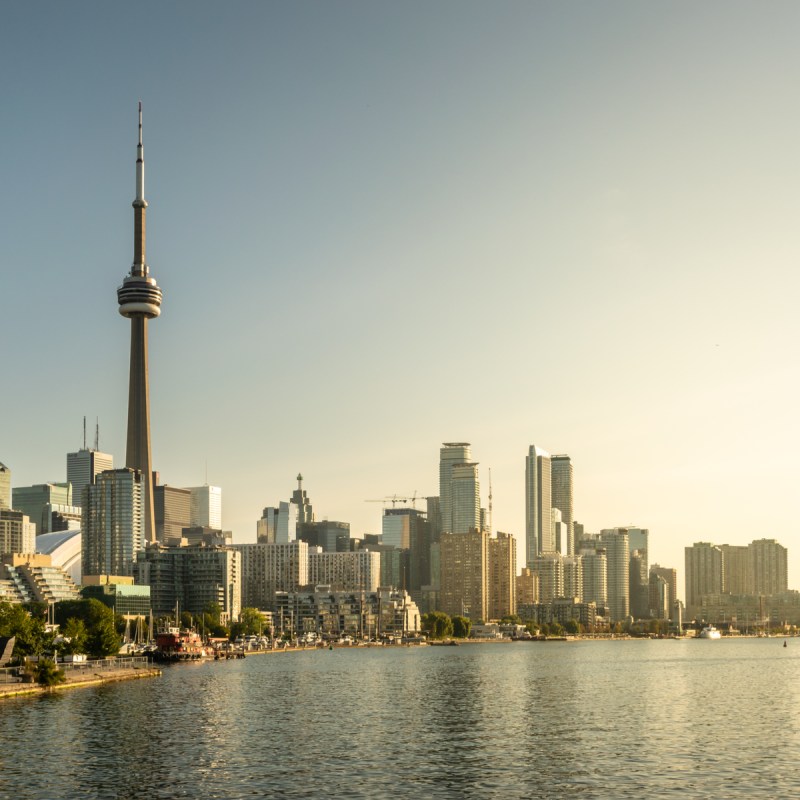 Toronto, Canada, skyline.