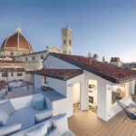 suite on top of building with view of Duomo in Florence