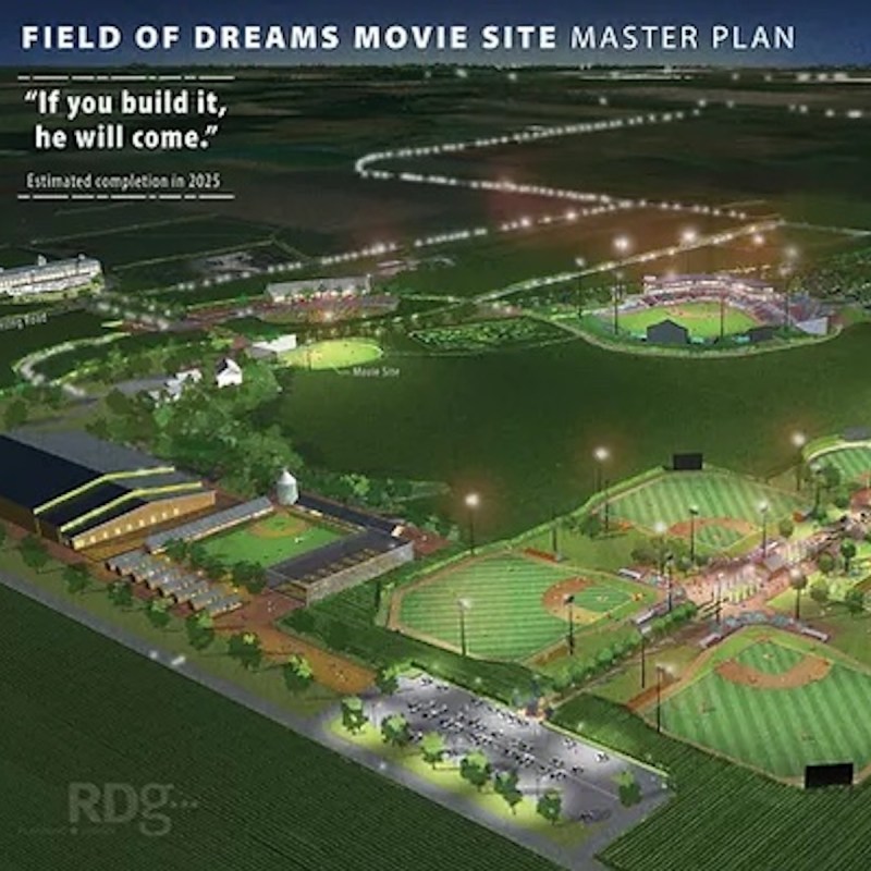 artist rendering of Field of Dreams Master Expansion Plan