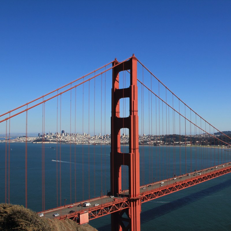 Golden Gate Bridge and San Francisco