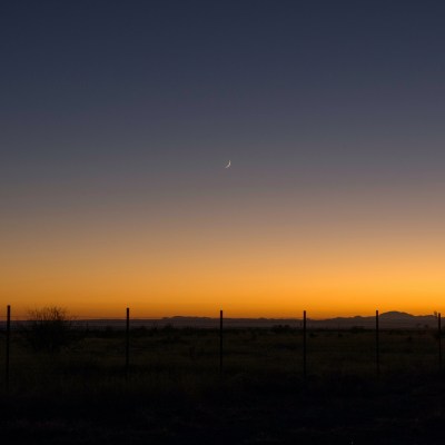 Sunset near Marfa, Texas
