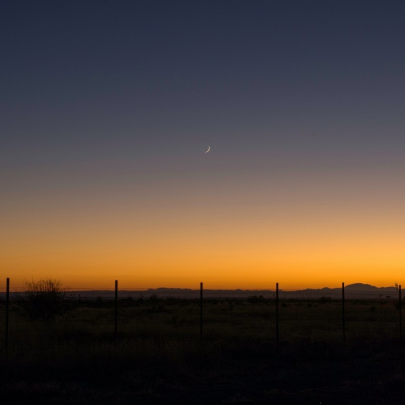 Sunset near Marfa, Texas