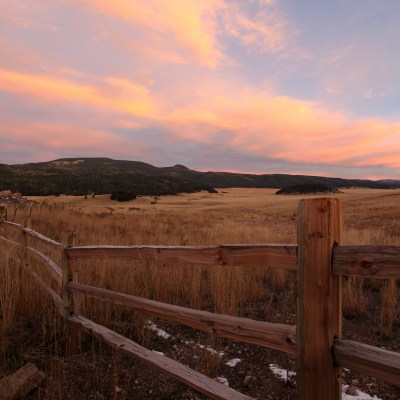 Valles Caldera Sunrise Near Los Alamos.