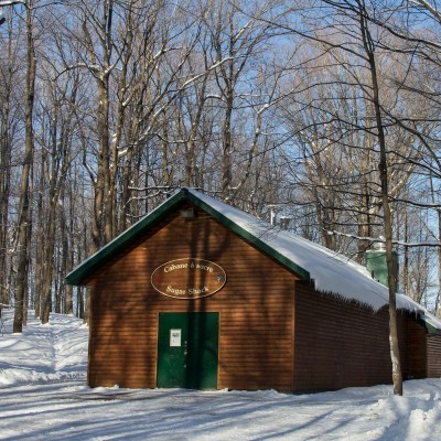 Former Vanier Sugar Shack in 2018 before it burned down.