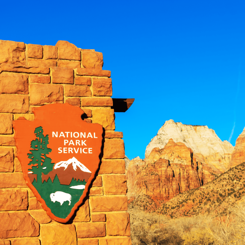 National Park Service arrowhead insignia