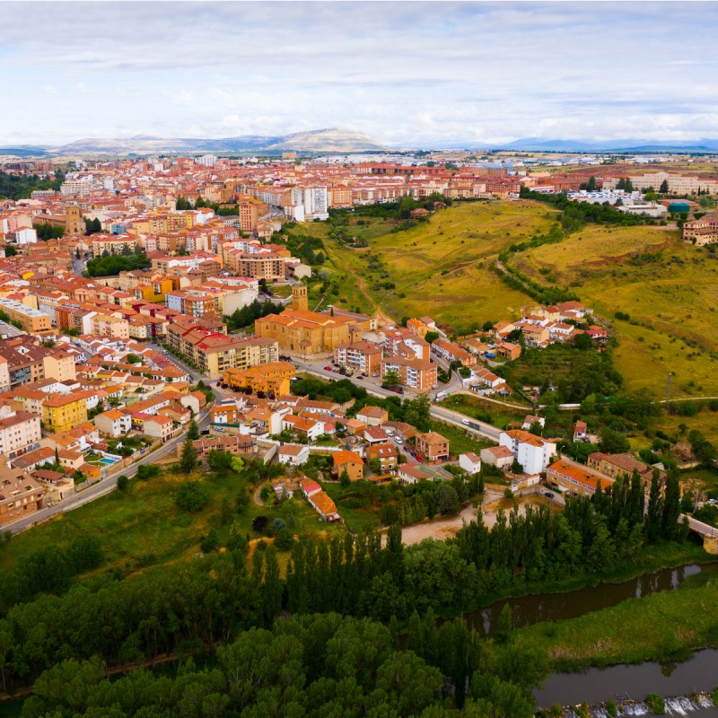 Soria city in Spain.