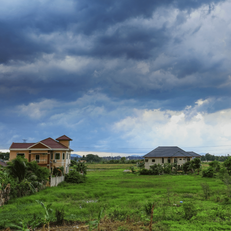 La Nina storm clouds.