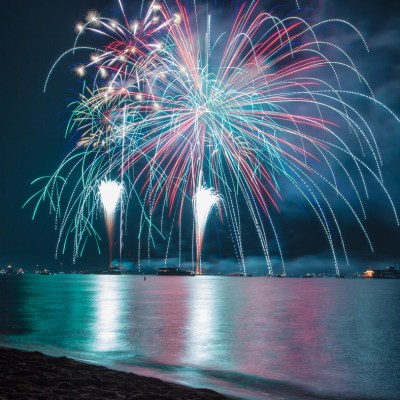 Lake Tahoe fireworks