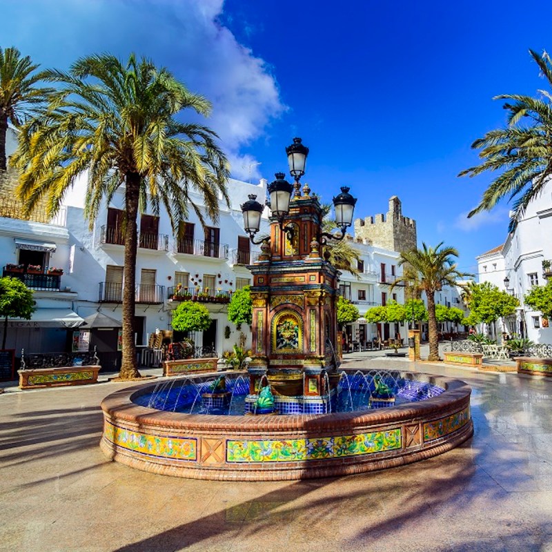 Plaza de España in Vejer.