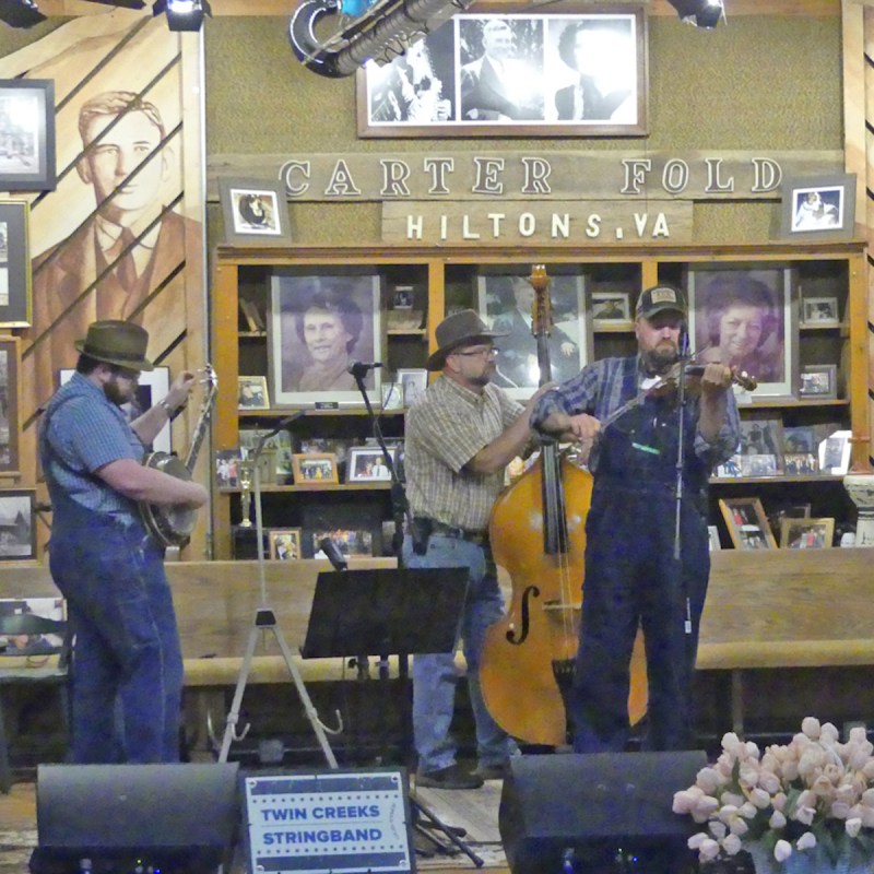 Twin Creeks Stringband playing at The Carter Family Fold