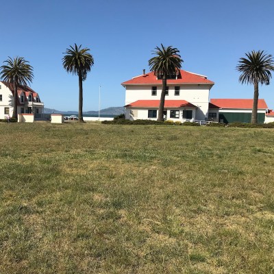 Fort Point Station along the San Francisco Bay Trail.