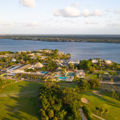 aerial view of club med sandpiper bay fort lauderdale florida