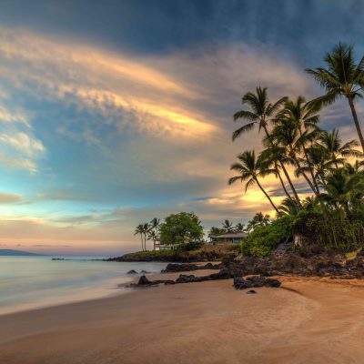 Beach home on Po'olenalena beach in Maui, Hawaii