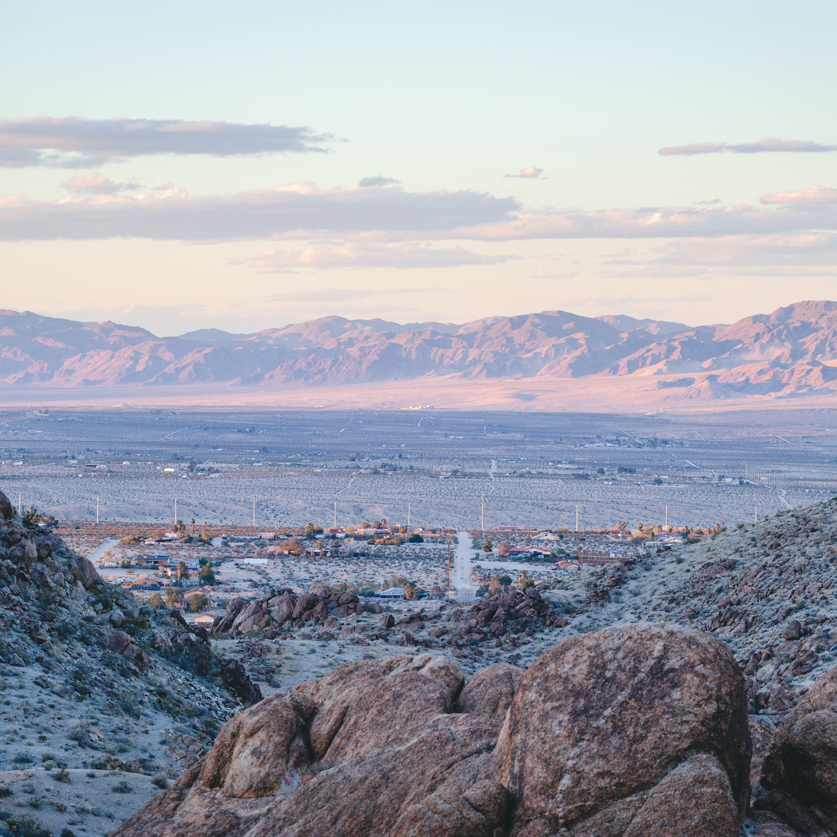 The town of Twentynine Palms, California