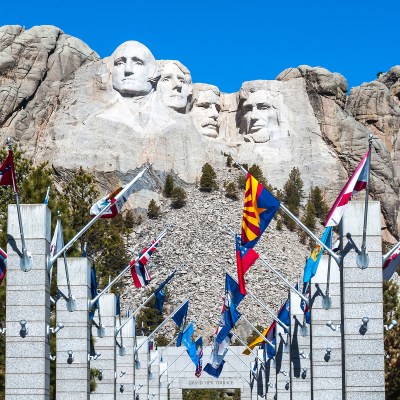 Mount Rushmore National Monument in South Dakota