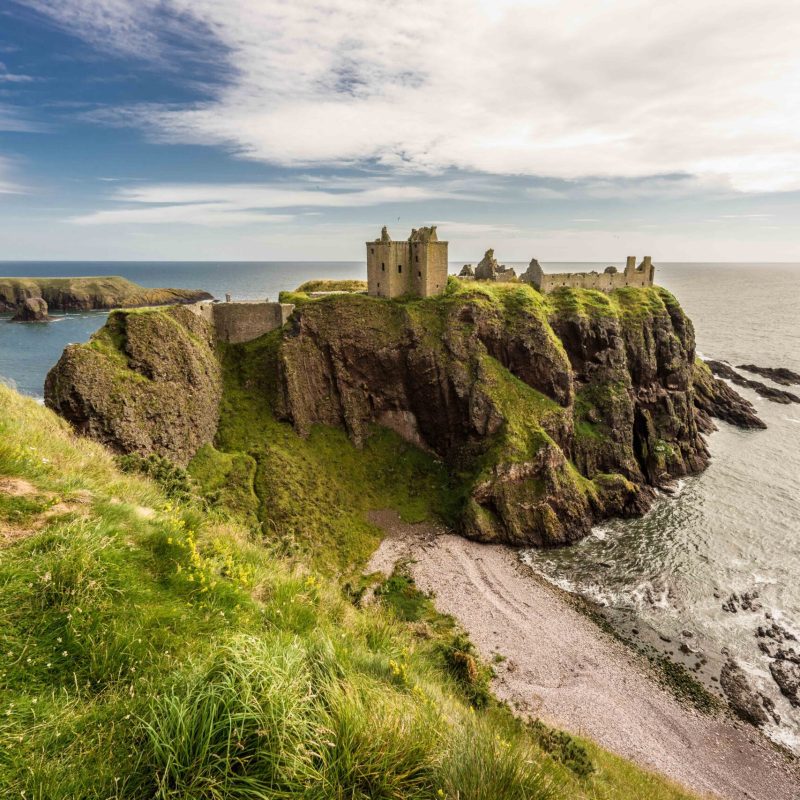 Dunnottar Castle in Stonehaven, Scotland