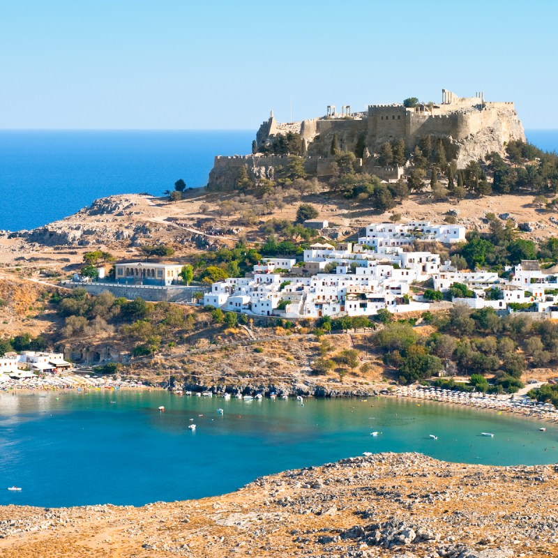 Lindos on the island of Rhodes