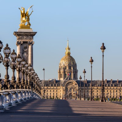 Pont Alexandre III and Les Invalides in Paris
