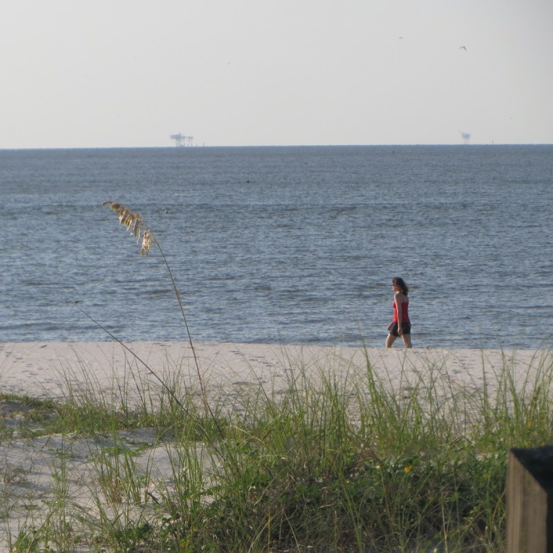 A Gulf of Mexico beach in Alabama.