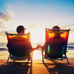 Couple on the beach.