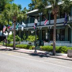 Eight flags of Amelia Island.