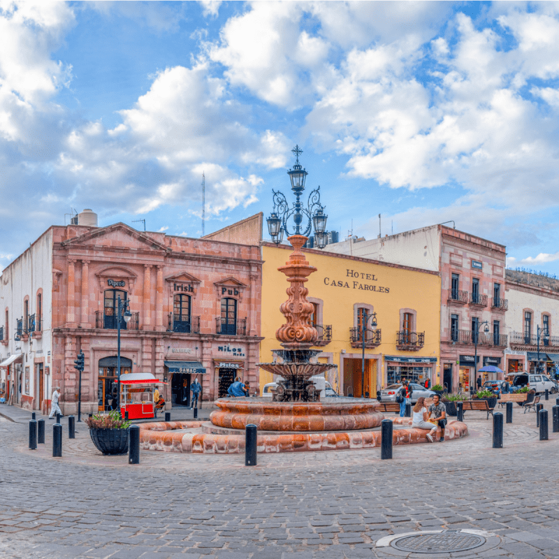 Fuente de los Faroles, Zacatecas, Mexico.