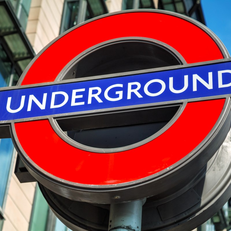 Underground sign for the London tube